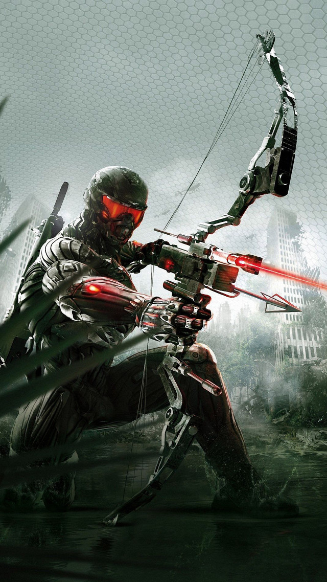Man gun bow sitting ground free wallpaper - medium preview image