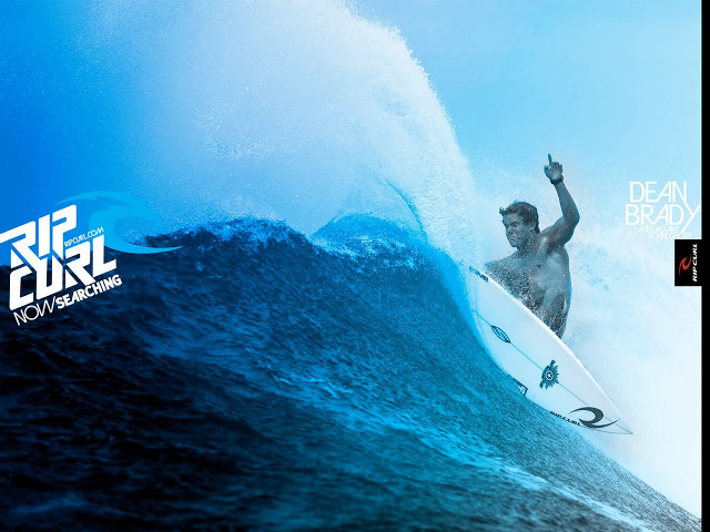 Man riding wave surfboard ocean #13 free wallpaper - medium preview image