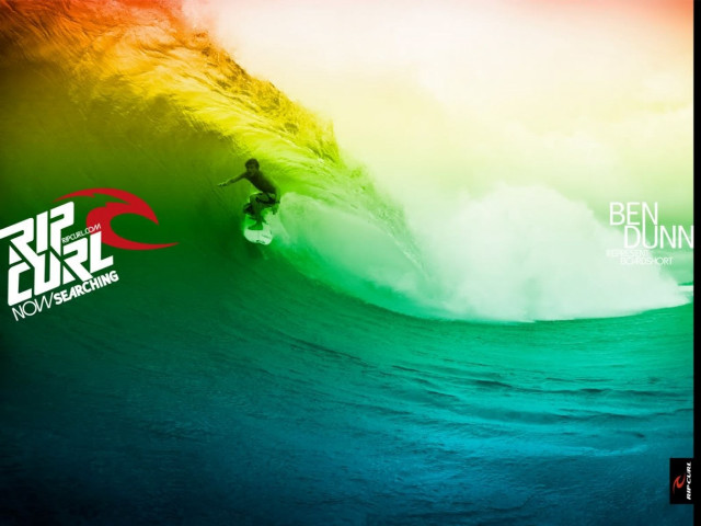 Man riding wave surfboard ocean #27 free wallpaper - medium preview image