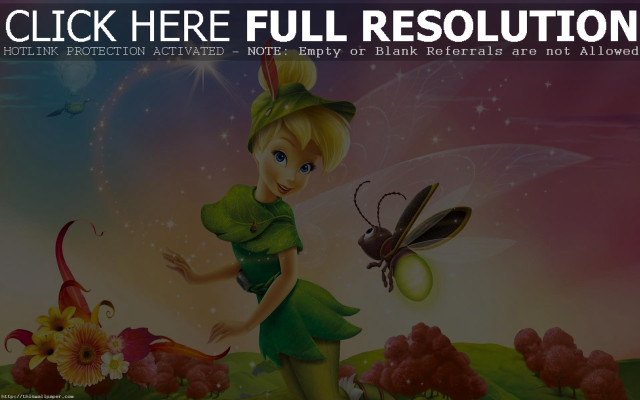 Cartoon fairy butterfly flower hand free wallpaper - medium preview image
