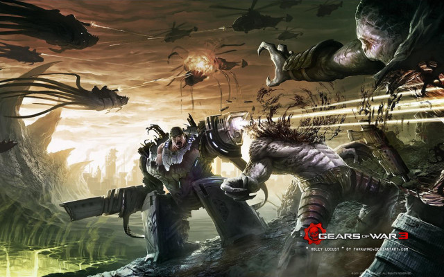 Fantasy dragon attack group people free wallpaper - medium preview image