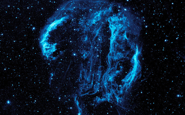 Blue star cluster sky black free wallpaper - medium preview image