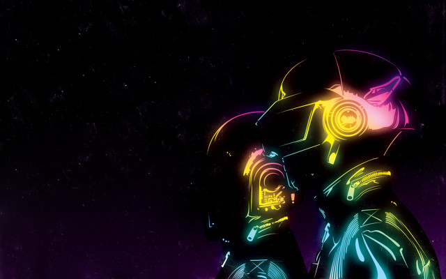 Neon man suit light face free wallpaper - medium preview image