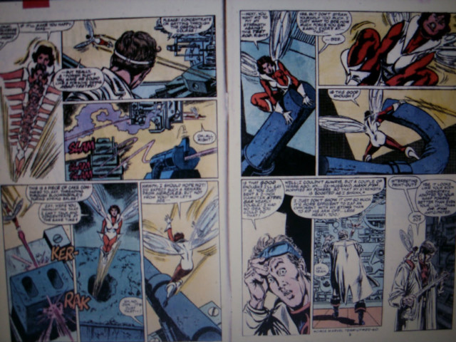 Comic strip man suit gun free wallpaper - medium preview image