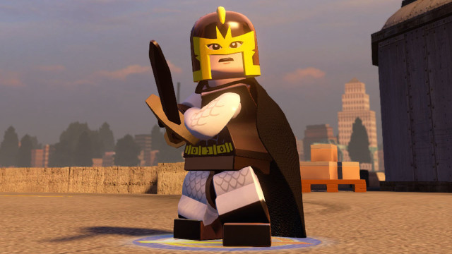 Lego character courtyard sword city free wallpaper - medium preview image