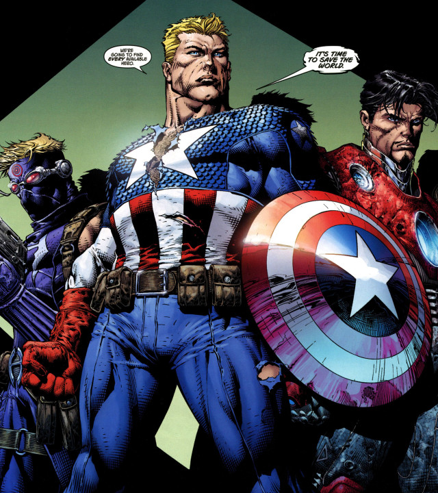 Avengers characters comic bubbles strip free wallpaper - medium preview image
