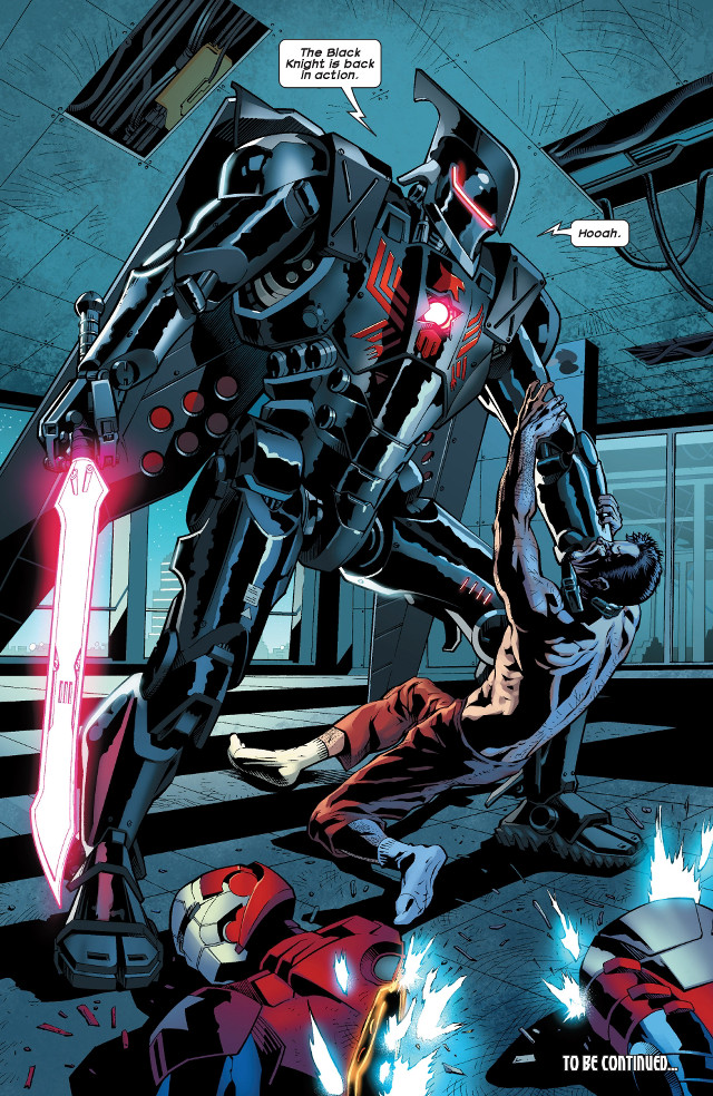 Robot attacking man suit red free wallpaper - medium preview image