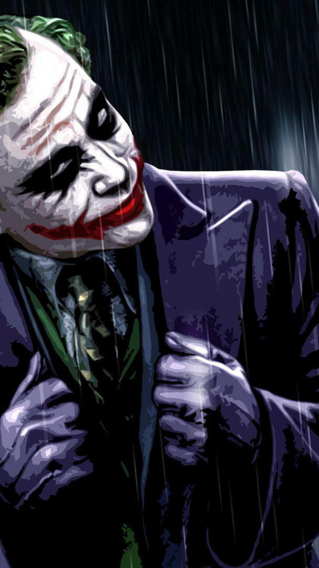 Joker rain hands chest mask free wallpaper - medium preview image