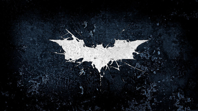 Batman logo black background white #4 free wallpaper - medium preview image