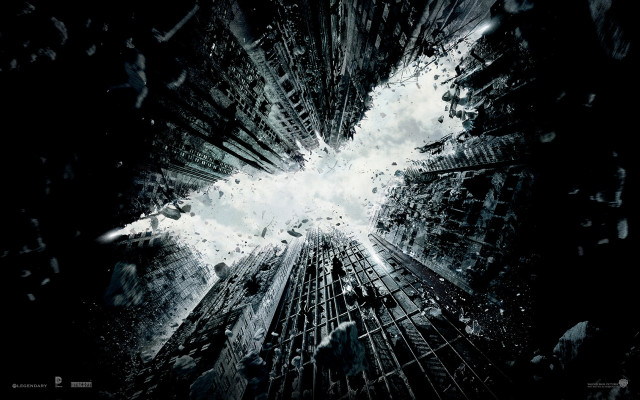 Batman logo dark sky clouds free wallpaper - medium preview image