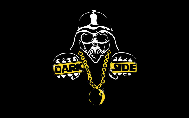 Dark side logo chain skull #2 free wallpaper - medium preview image