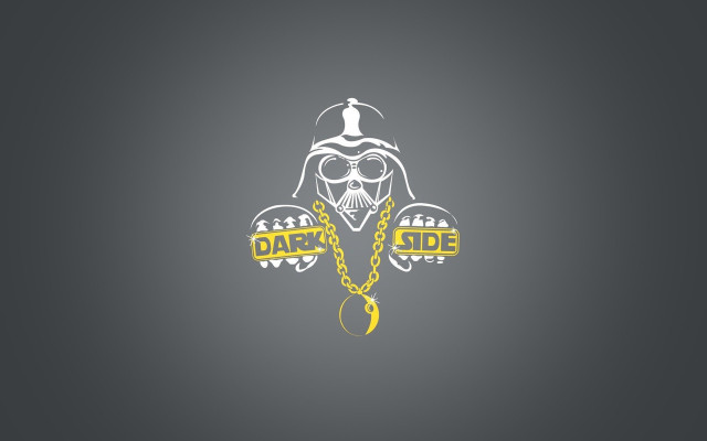 Dark side logo chain helmet #2 free wallpaper - medium preview image