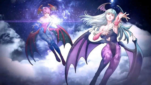 Anime characters flying sky together #2 free wallpaper - medium preview image