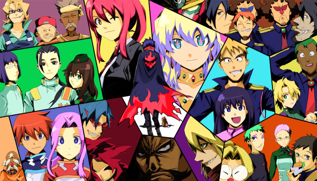 Anime collage characters background grouped free wallpaper - medium preview image