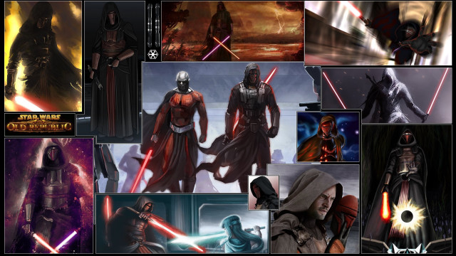 Star wars collage characters poses free wallpaper - medium preview image