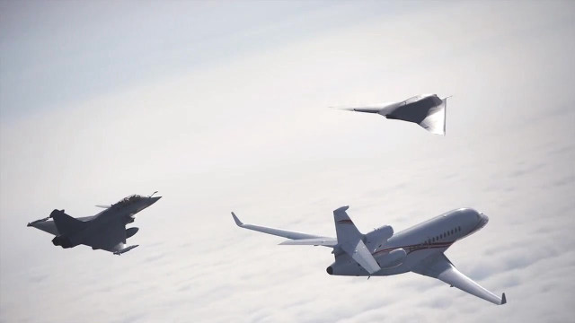 Planes flying sky above clouds free wallpaper - medium preview image