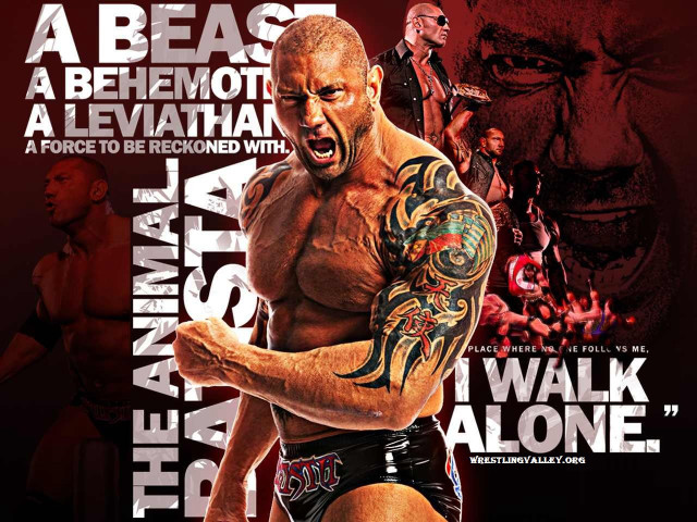 Man tattoo wrestling poster background free wallpaper - medium preview image