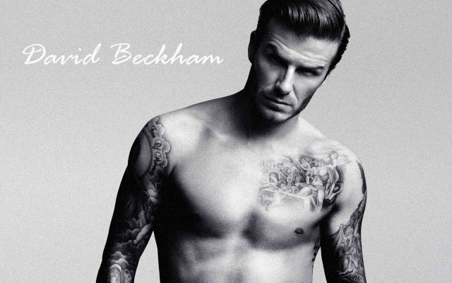 Man tattoo shirtless posing hands free wallpaper - medium preview image