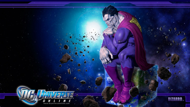 Man purple suit red cape free wallpaper - medium preview image