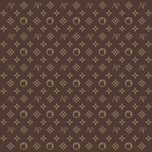 Brown white pattern letters symbols free wallpaper - medium preview image