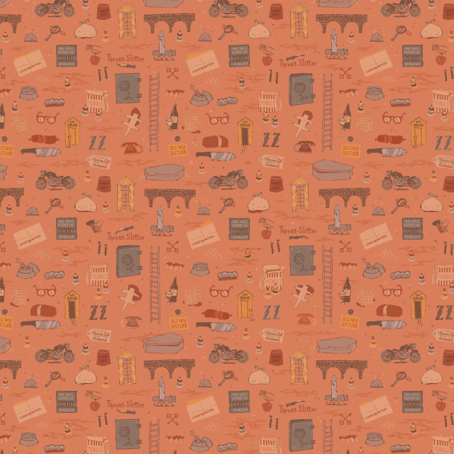 Train pattern train tracks red free wallpaper - medium preview image