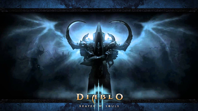 Dark blue demon horns head free wallpaper - medium preview image