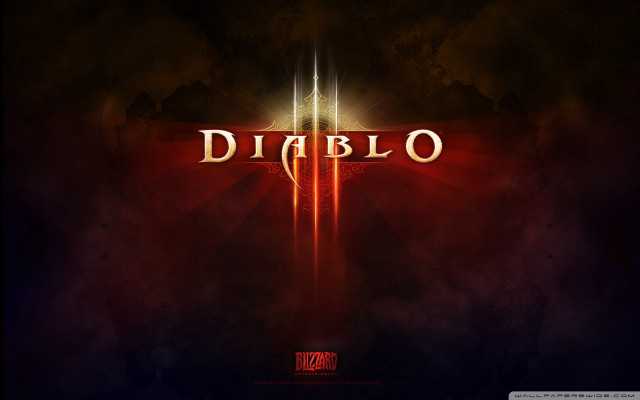 Dark background red yellow logo #2 free wallpaper for desktop - medium preview image