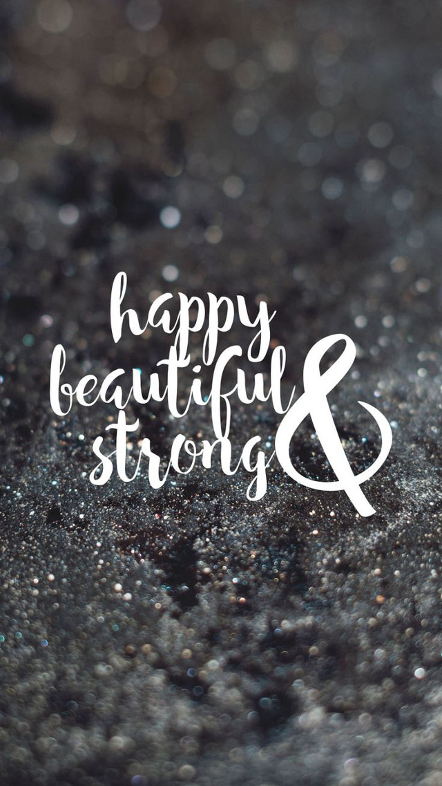 Happy beautiful strong black white free wallpaper - medium preview image
