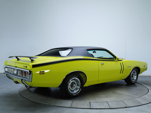 Yellow car museum display black free wallpaper - medium preview image
