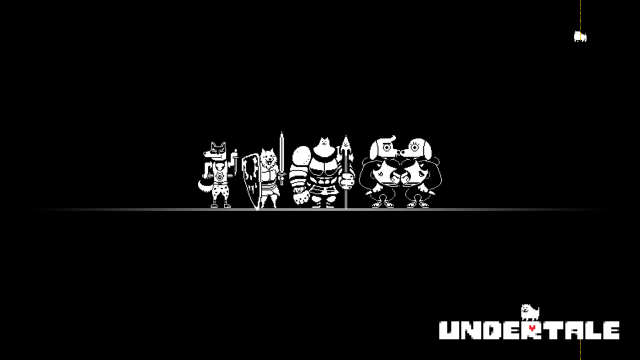 Cartoon characters dark background white free wallpaper - medium preview image