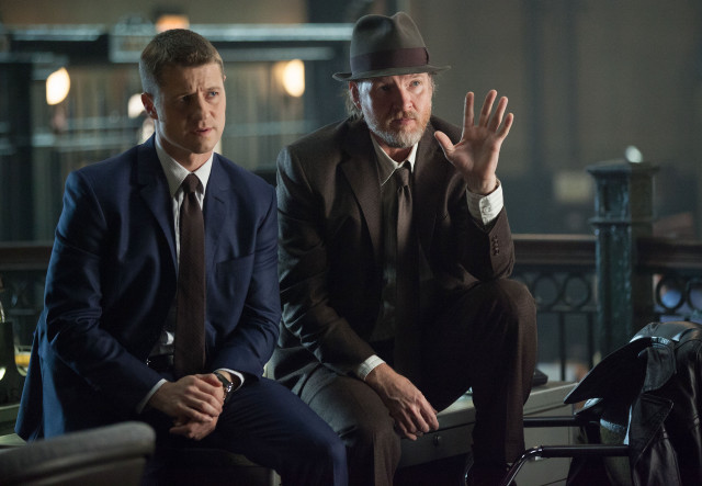 Two men suits bench hand free wallpaper - medium preview image