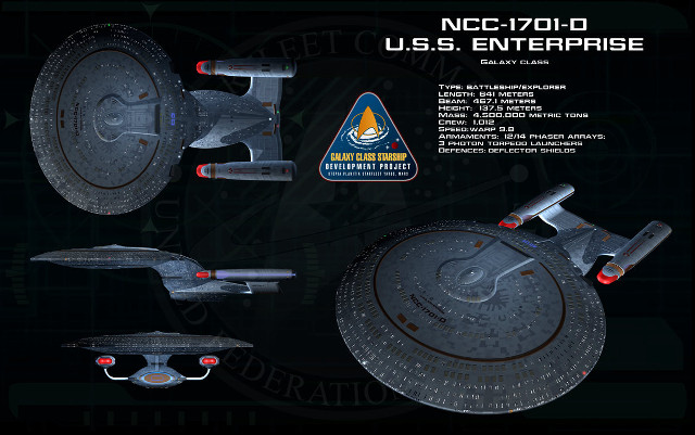Uss enterprise model star trek free wallpaper - medium preview image