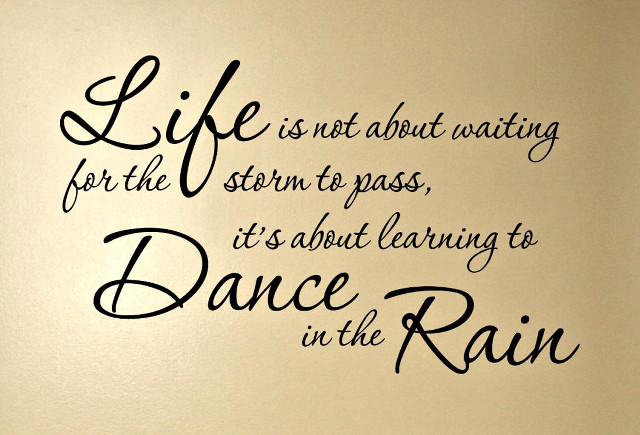 Wall quote rain dance cynical free wallpaper - medium preview image