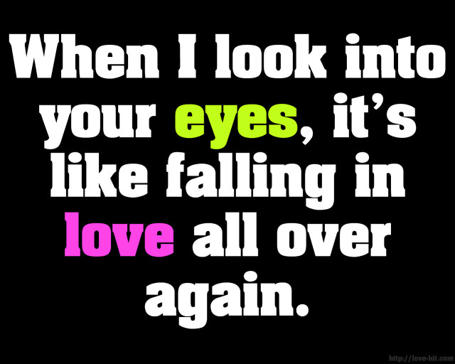 Falling in love brown eyes free wallpaper - medium preview image