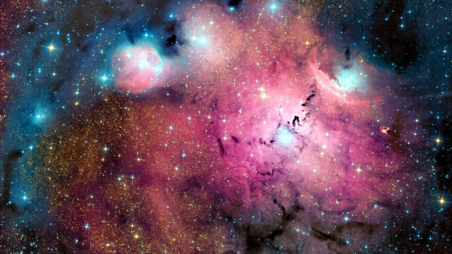 Star cluster space aurora moon free wallpaper - medium preview image