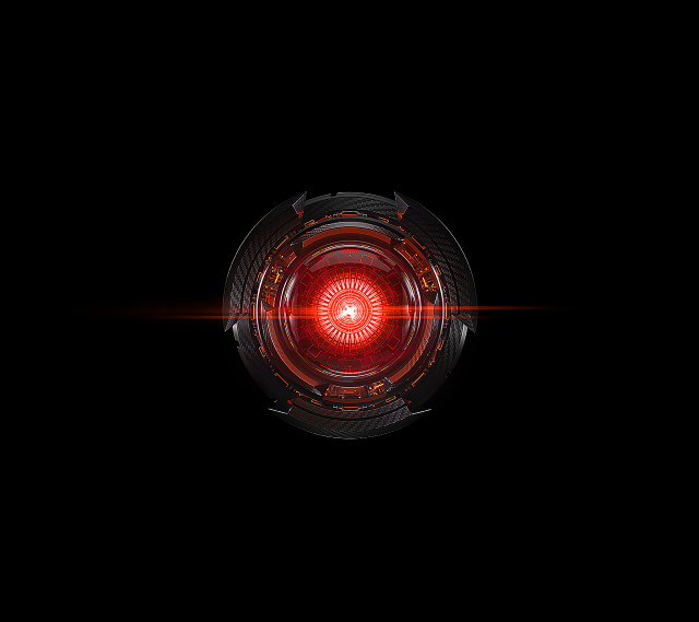 Red light dark sky black free wallpaper - medium preview image