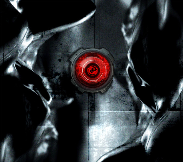 Red light black background white #2 free wallpaper - medium preview image
