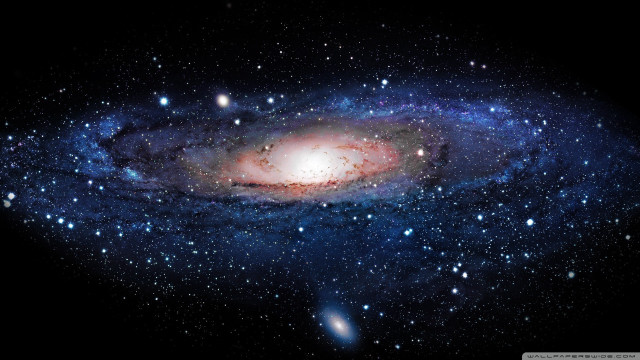 Colorful spiral galaxy bright light #2 free wallpaper - medium preview image