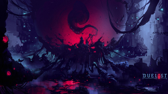 Dark red monster creature red free wallpaper - medium preview image