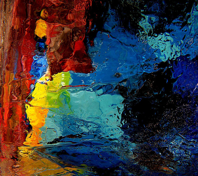 Colorful painting building rainbow red free wallpaper - medium preview image