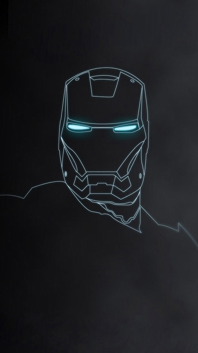 Robot glowing eyes black background #2 free wallpaper - medium preview image