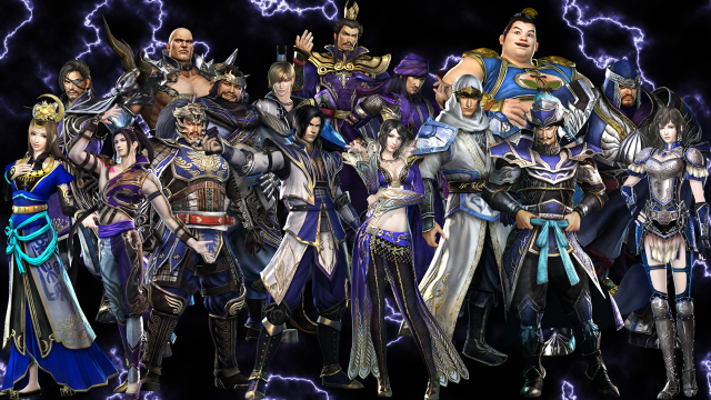 Group people lightning black background free wallpaper - medium preview image