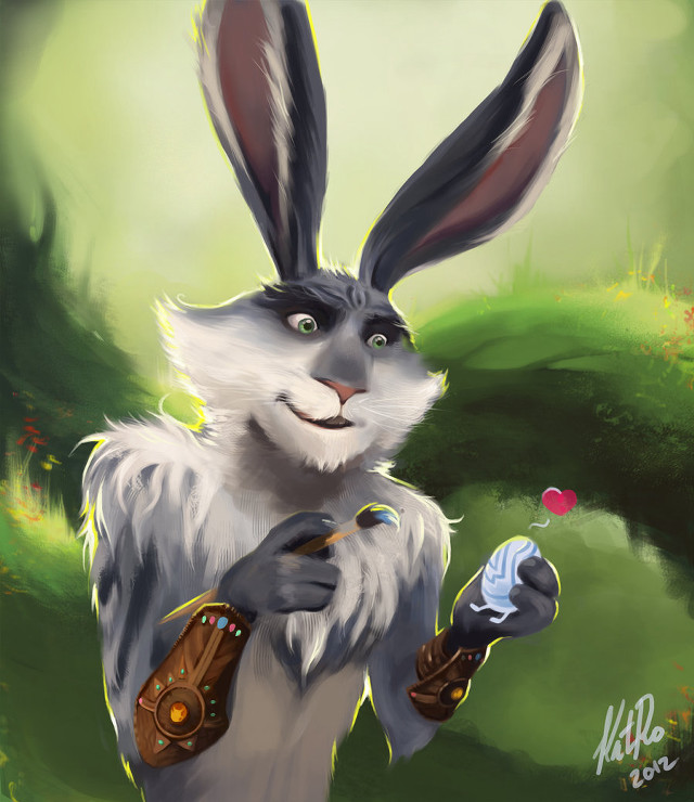 Rabbit bag flower blue object free wallpaper - medium preview image