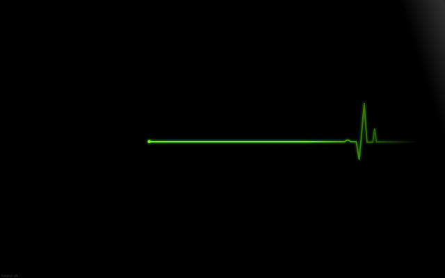 Green line dark background black free wallpaper - medium preview image