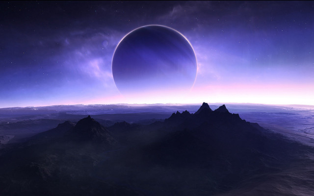 Distant planet star background matte #2 free wallpaper - medium preview image