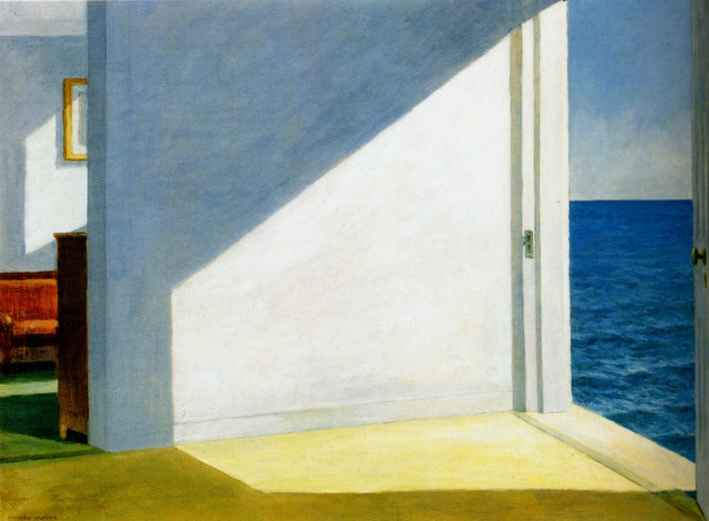 Room door ocean view bed free wallpaper - medium preview image