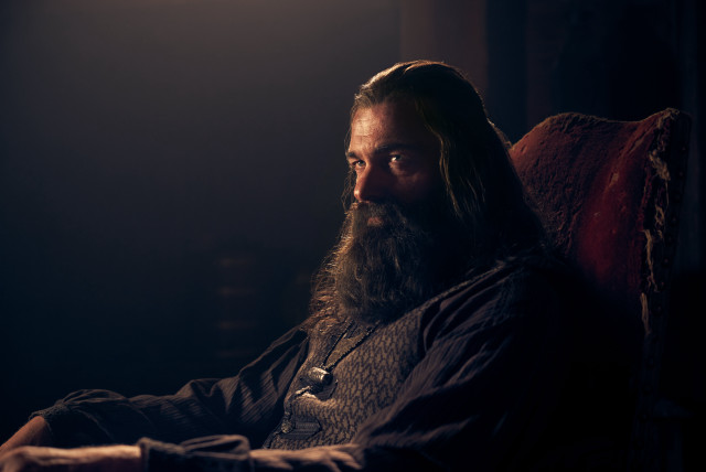Man beard chair dark light free wallpaper - medium preview image