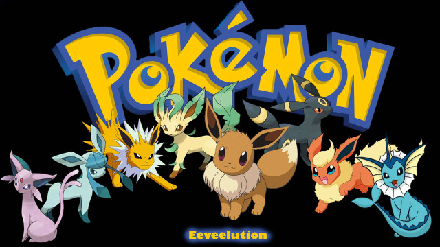 Pokemon group black background forever free wallpaper - medium preview image