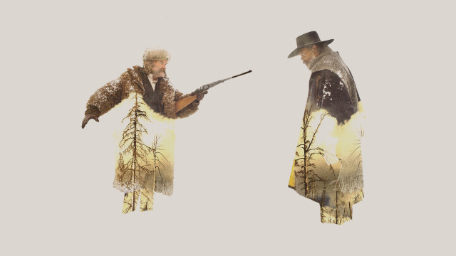 Two men guns facing air free wallpaper - medium preview image