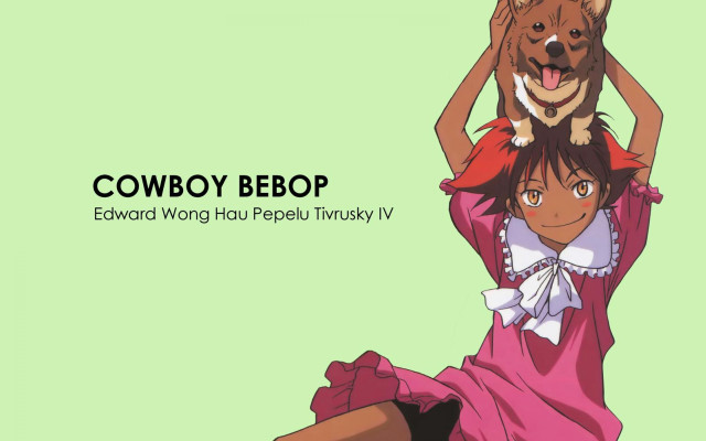 Girl pink dress dog head #2 free wallpaper - medium preview image